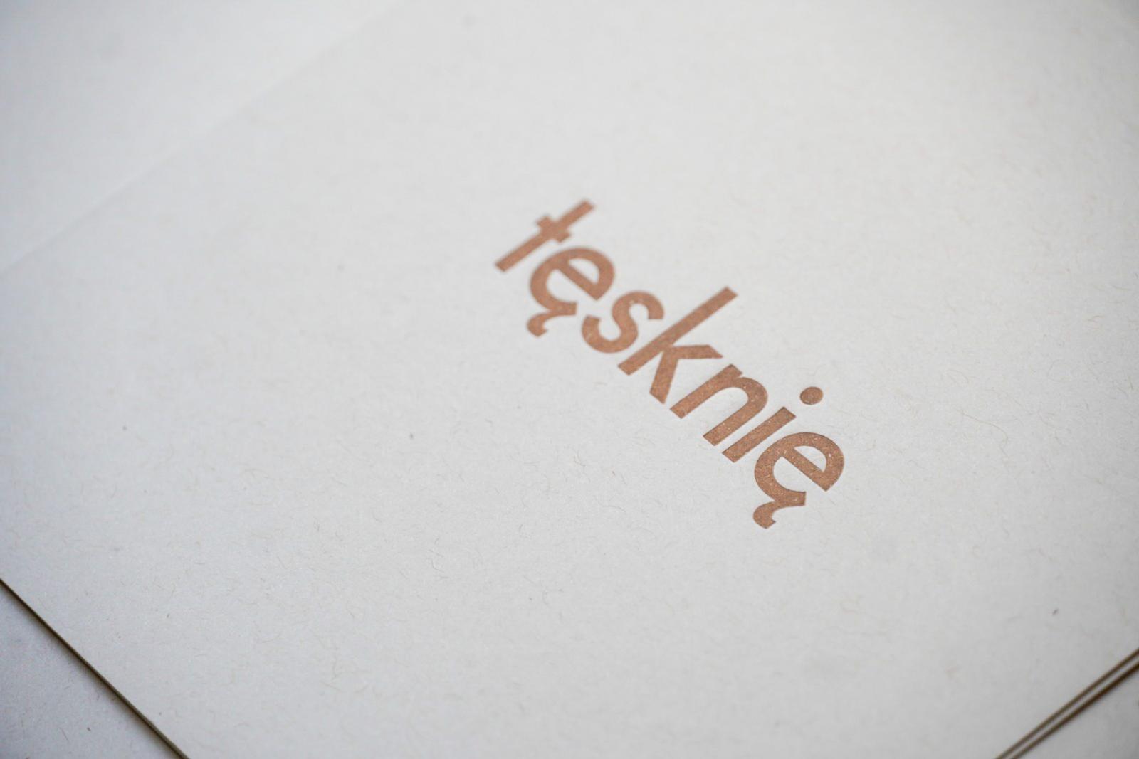 tęsknię - kartka dźwiękowa