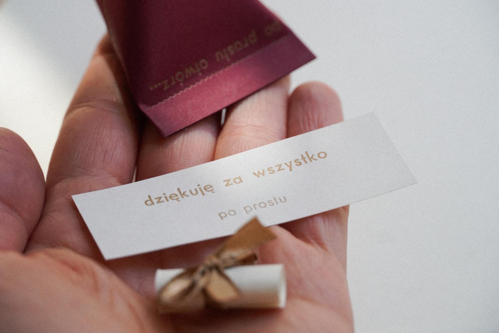 dziękuję/dziękujemy za wszystko, po prostu